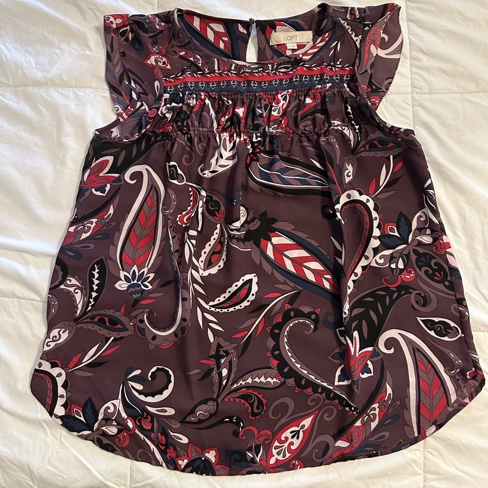 Loft sleeveless work top